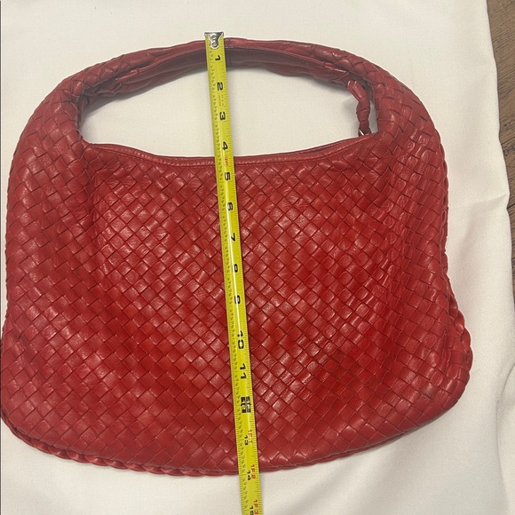 Bottega Veneta vintage red Woven Leather Hobo Bag - Picture 12 of 16
